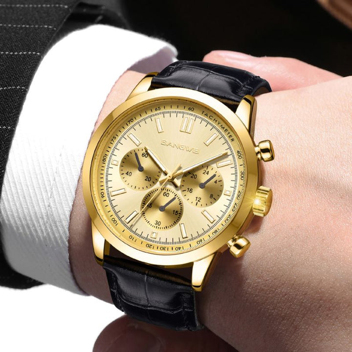 Casual Military Leather Quartz Watch™