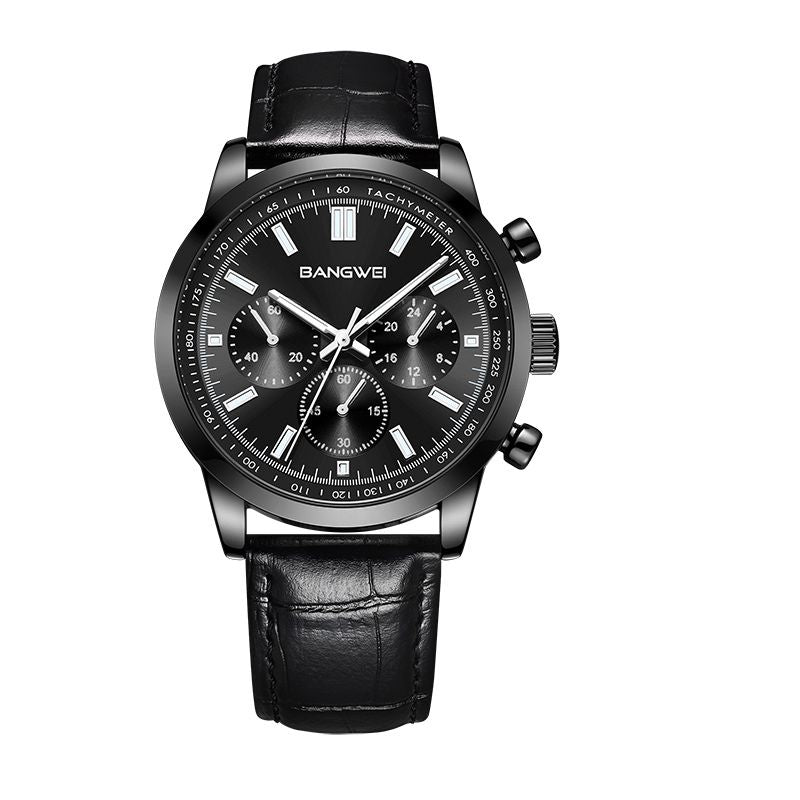 Casual Military Leather Quartz Watch™