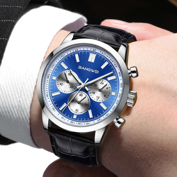Casual Military Leather Quartz Watch™