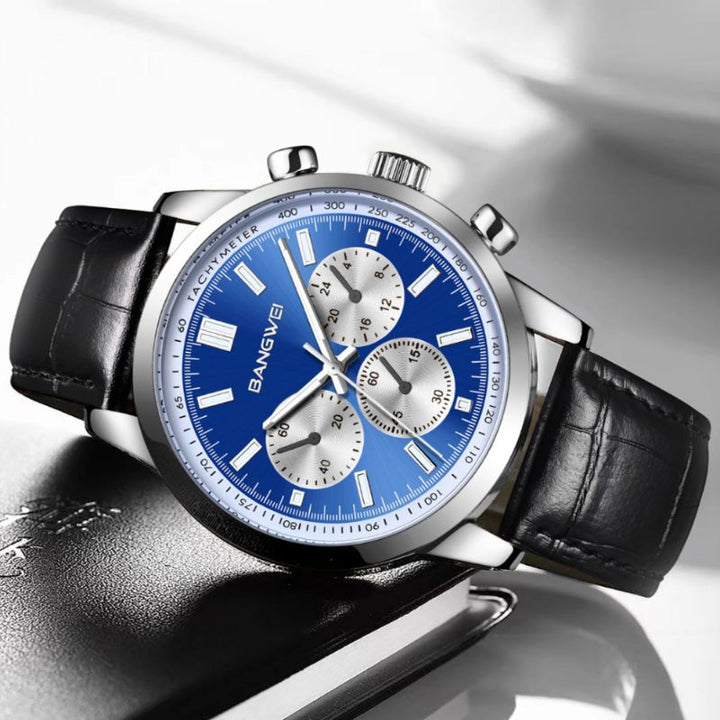 Casual Military Leather Quartz Watch™