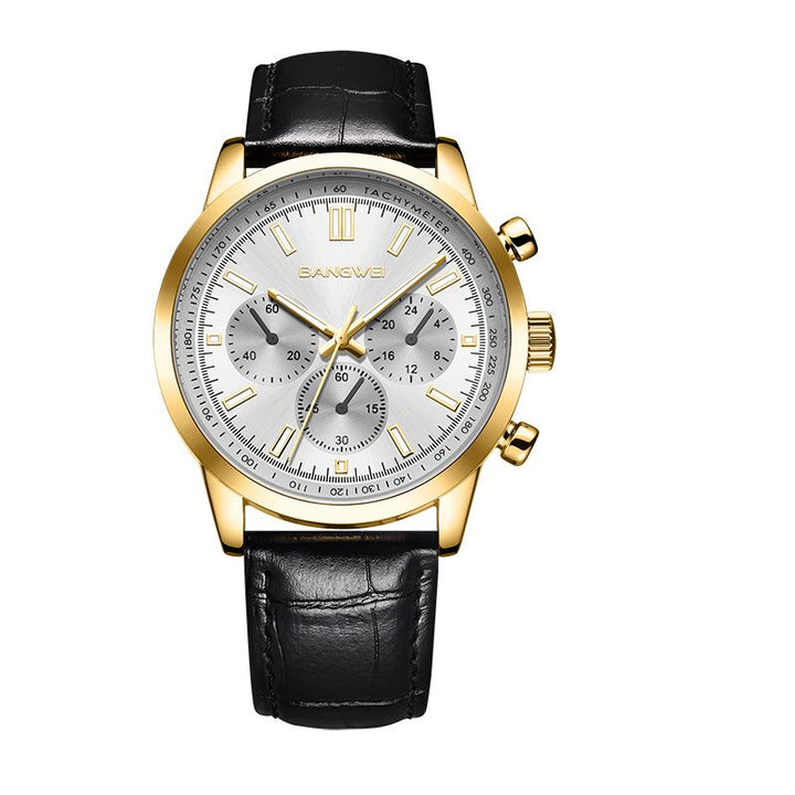 Casual Military Leather Quartz Watch™