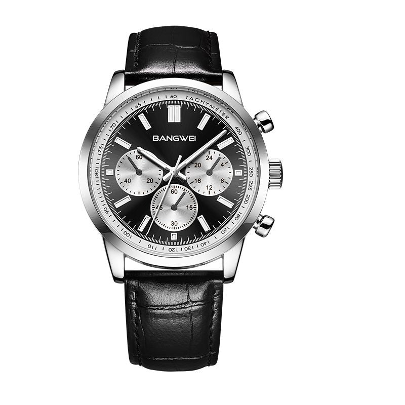 Casual Military Leather Quartz Watch™