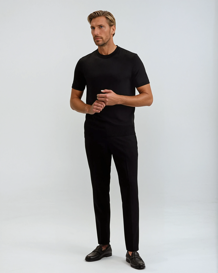 Profond Sort Signature Supima T-Shirt