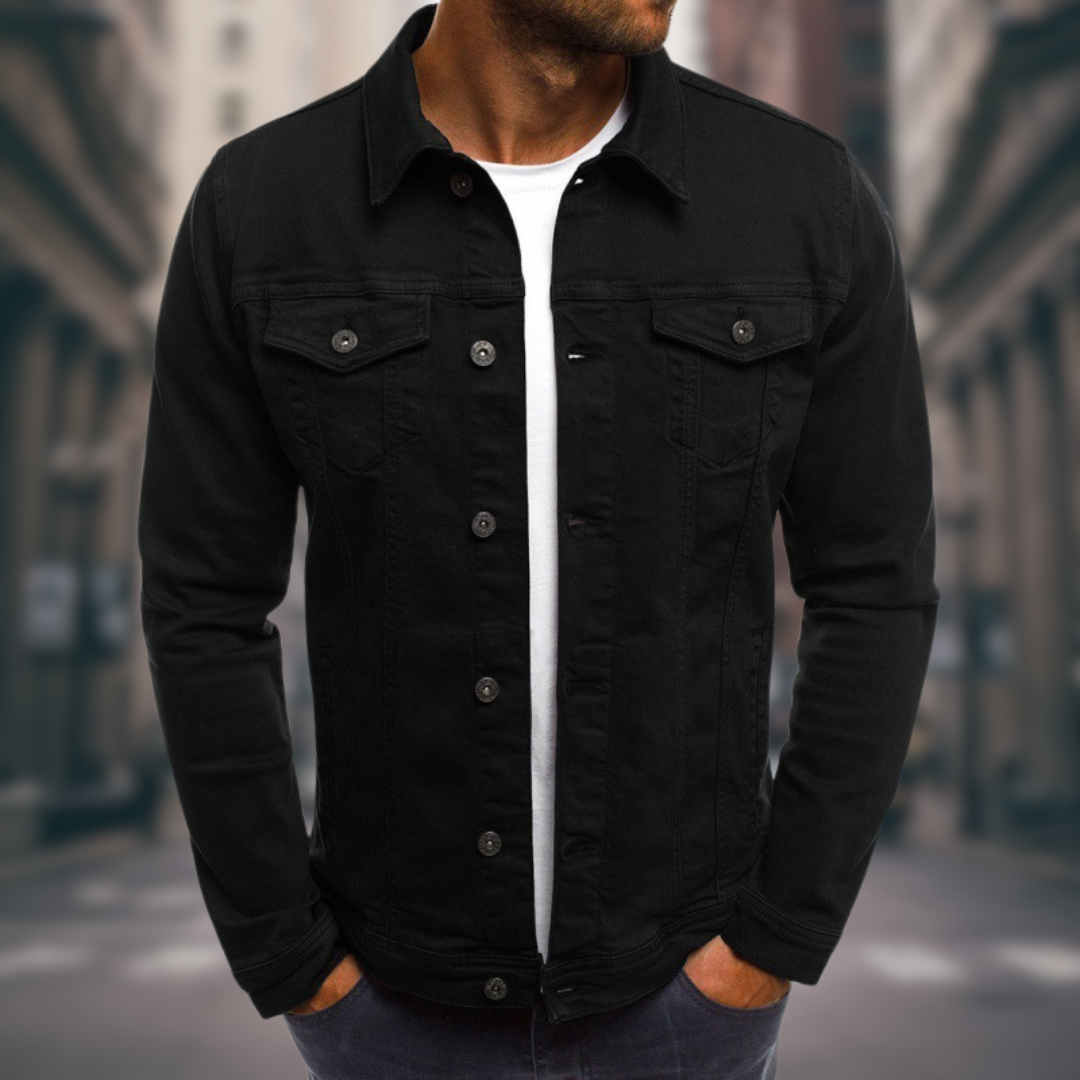 VERNANO | Denimjakke med elegant snit