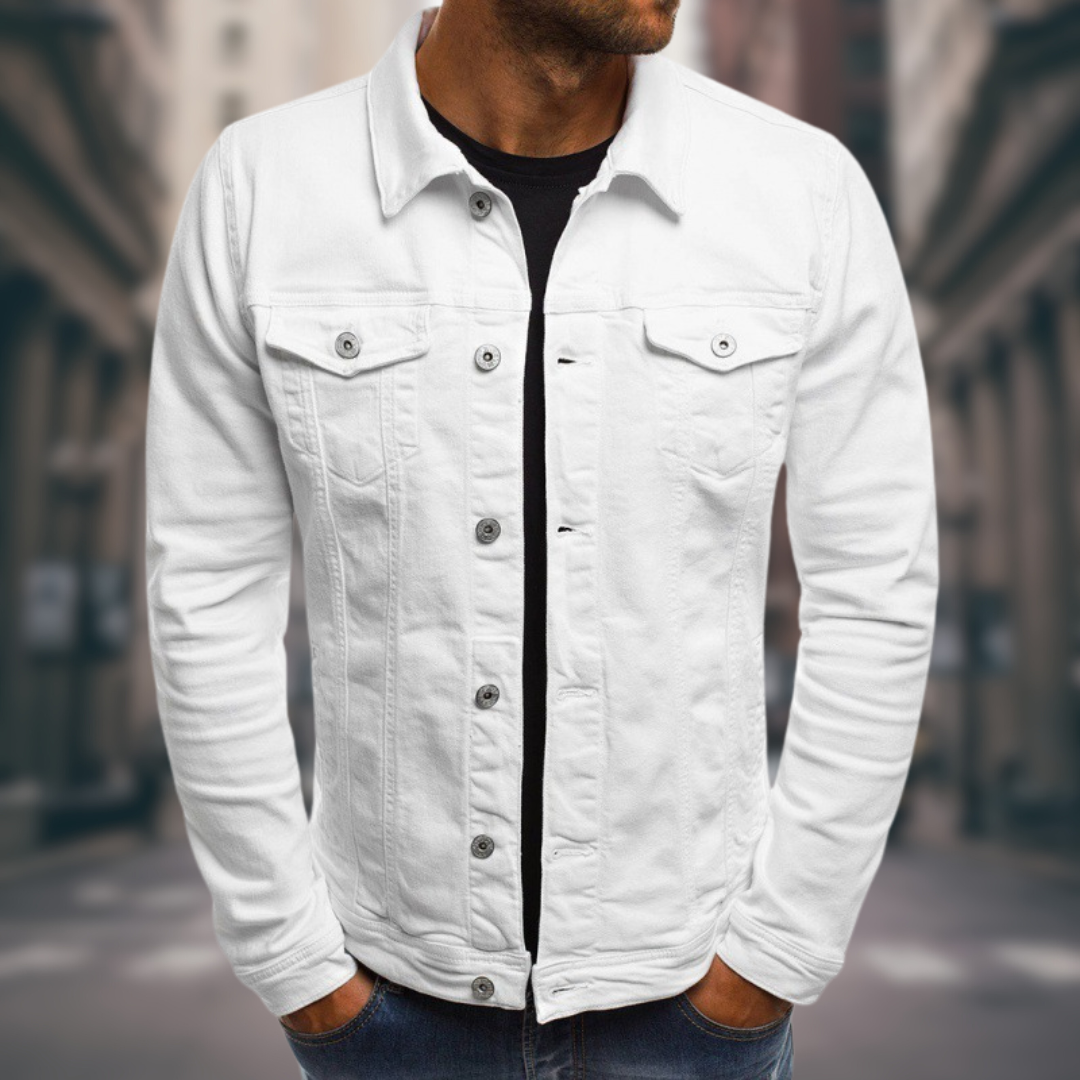 VERNANO | Denimjakke med elegant snit