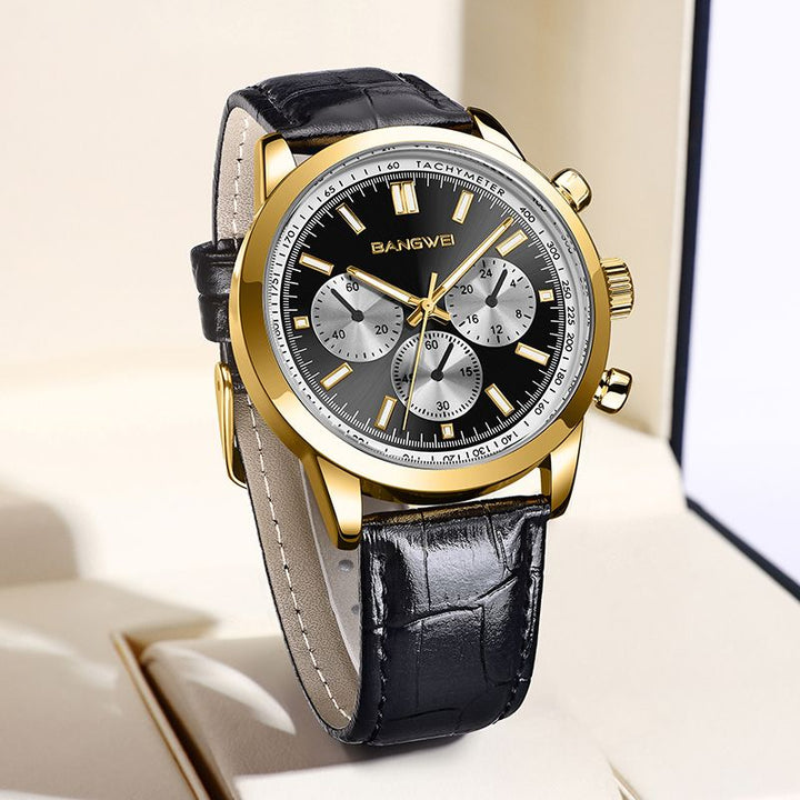 Casual Military Leather Quartz Watch™