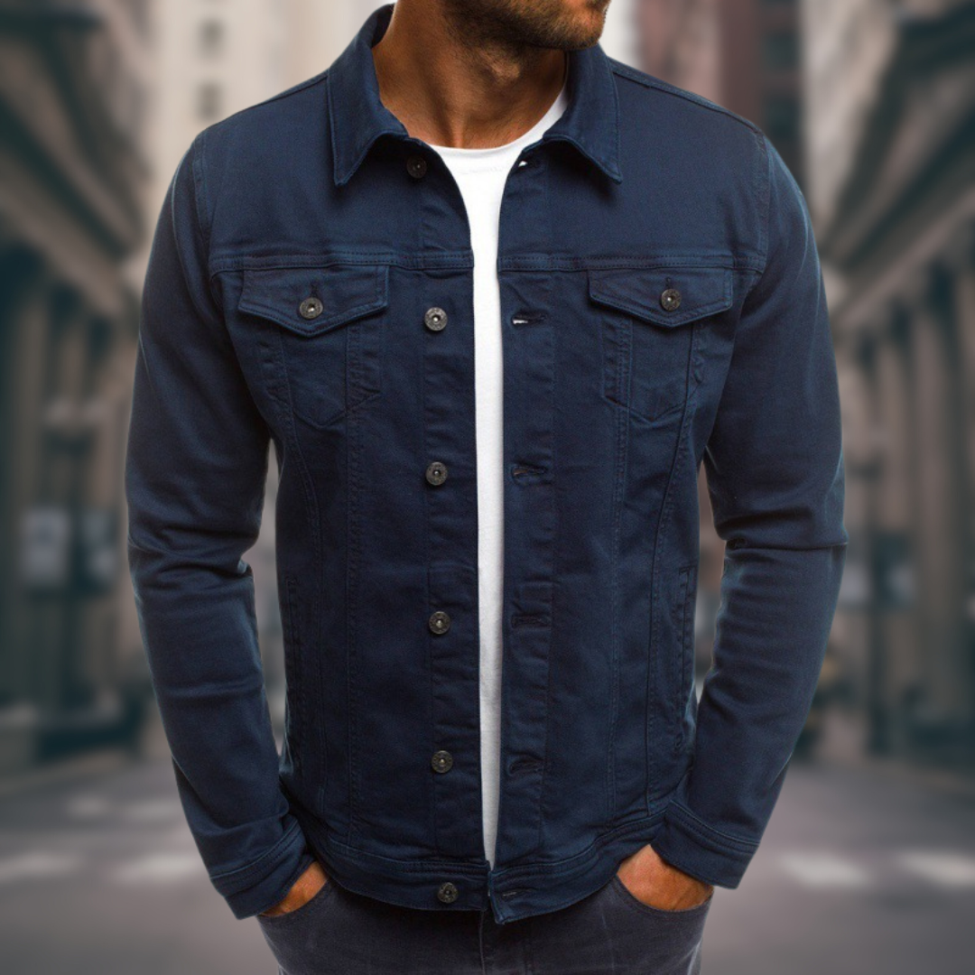 VERNANO | Denimjakke med elegant snit