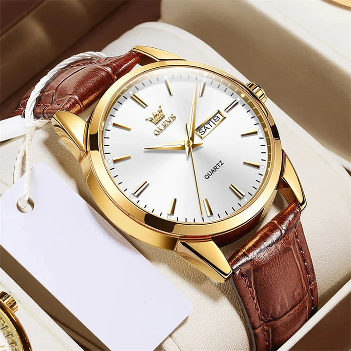 Luxurious Business Leather Watch™