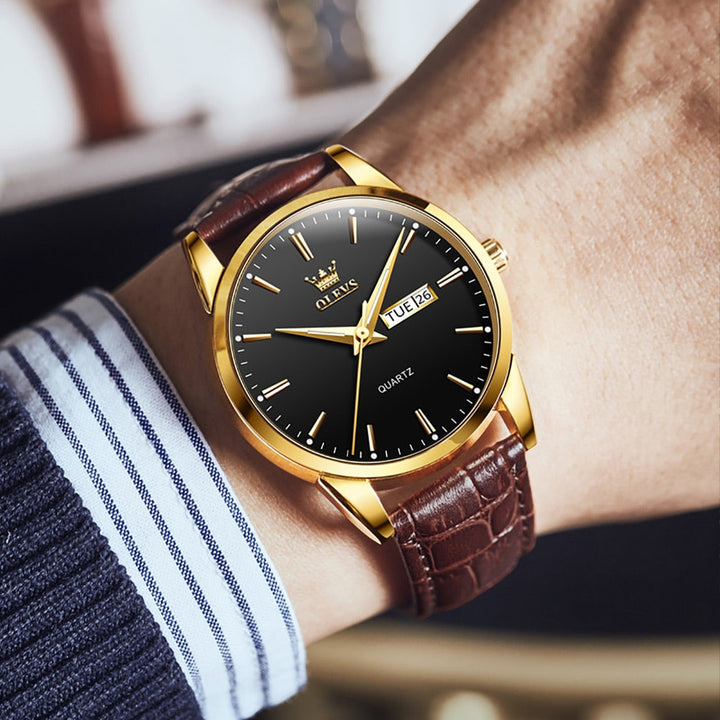 Luxurious Business Leather Watch™