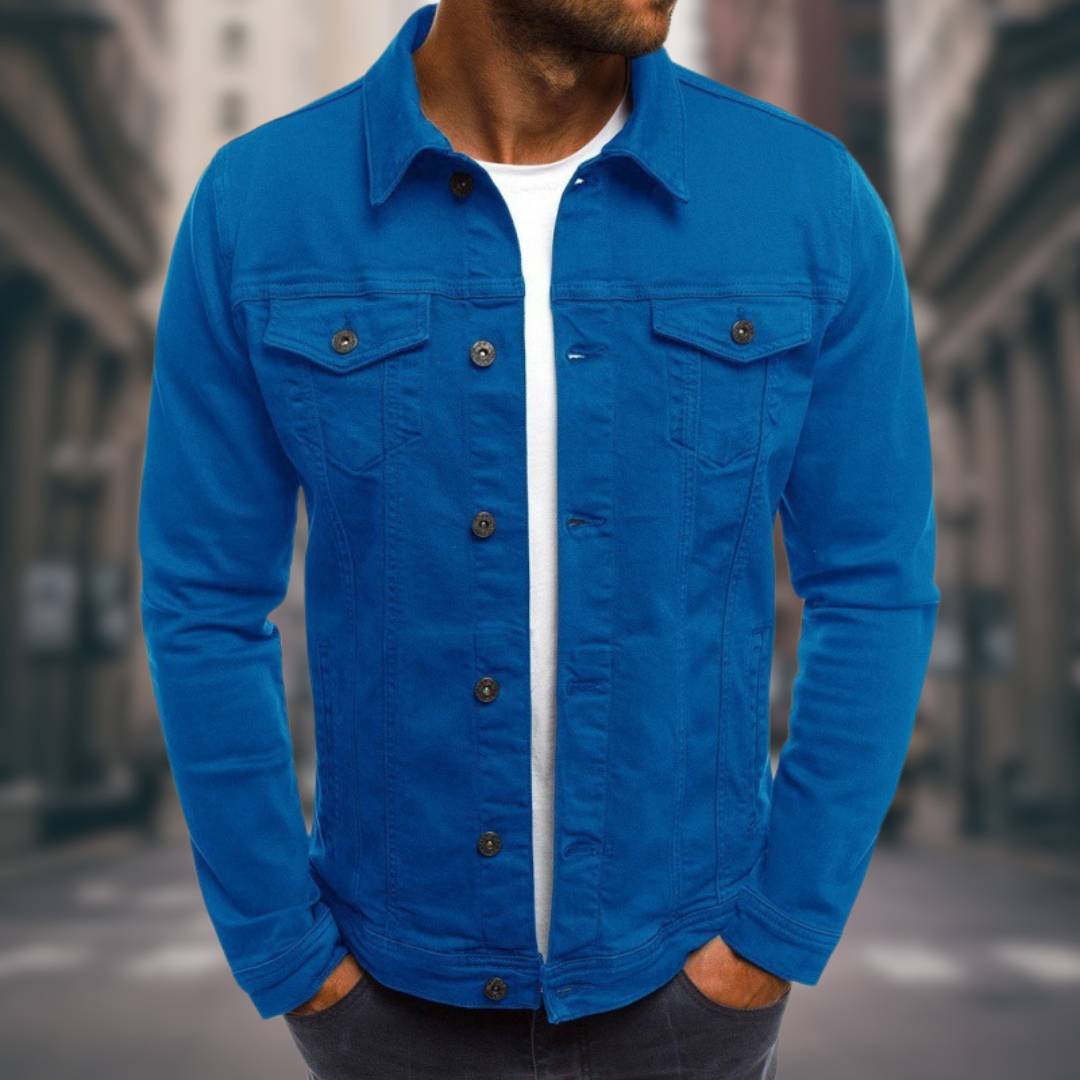 VERNANO | Denimjakke med elegant snit