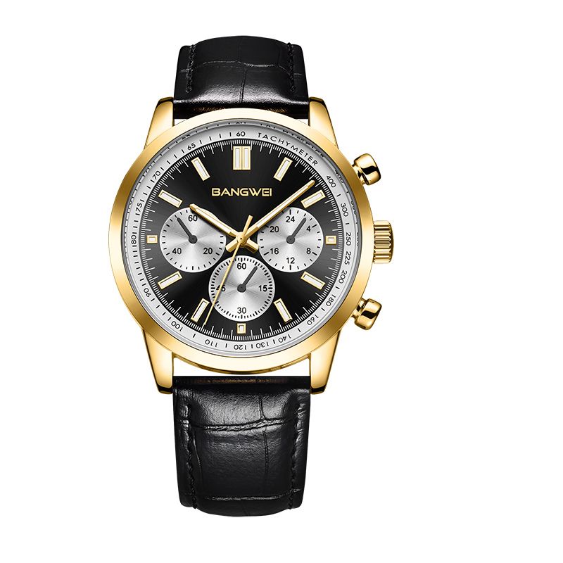 Casual Military Leather Quartz Watch™