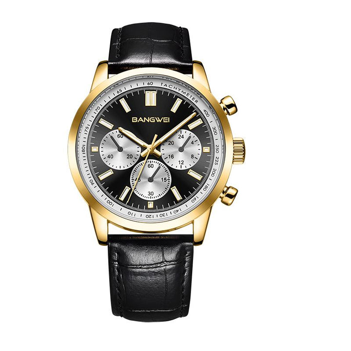 Casual Military Leather Quartz Watch™