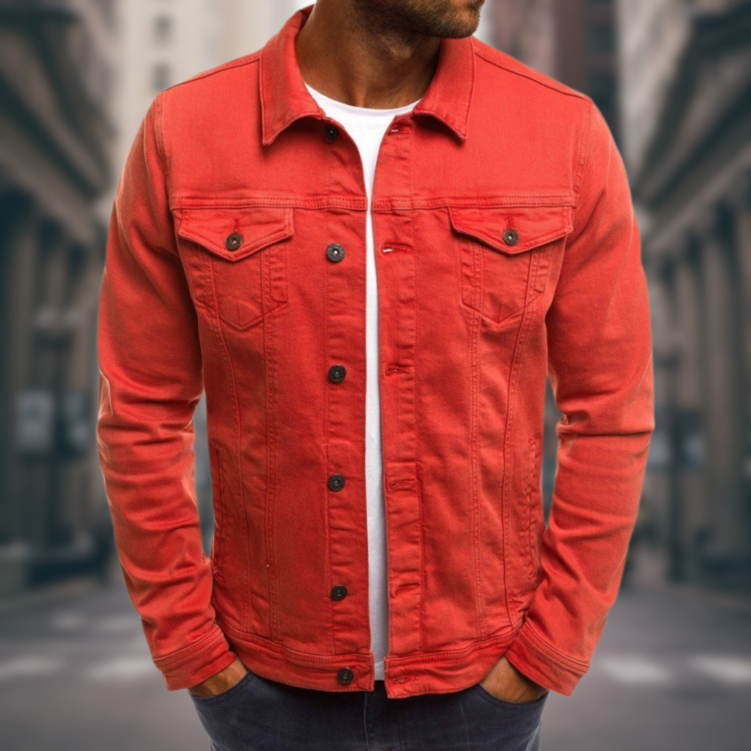 VERNANO | Denimjakke med elegant snit