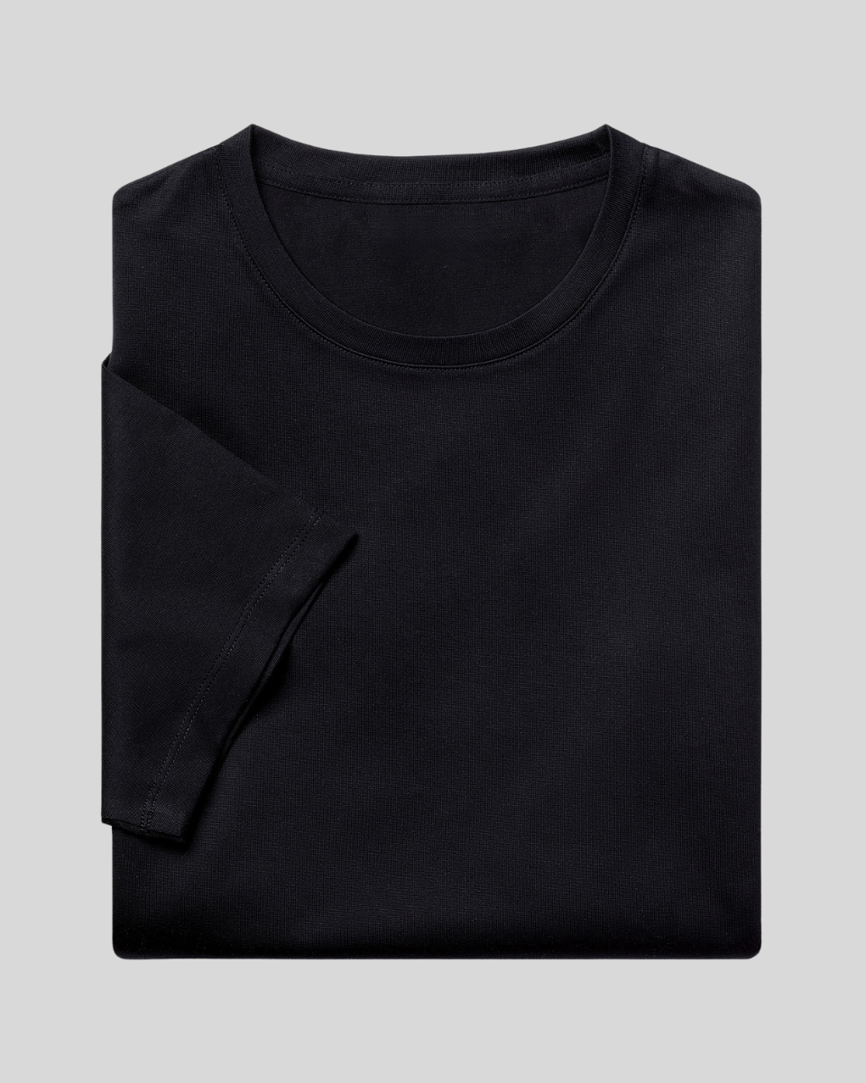 Profond Sort Signature Supima T-Shirt