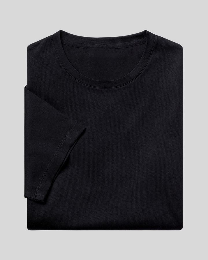 Profond Sort Signature Supima T-Shirt