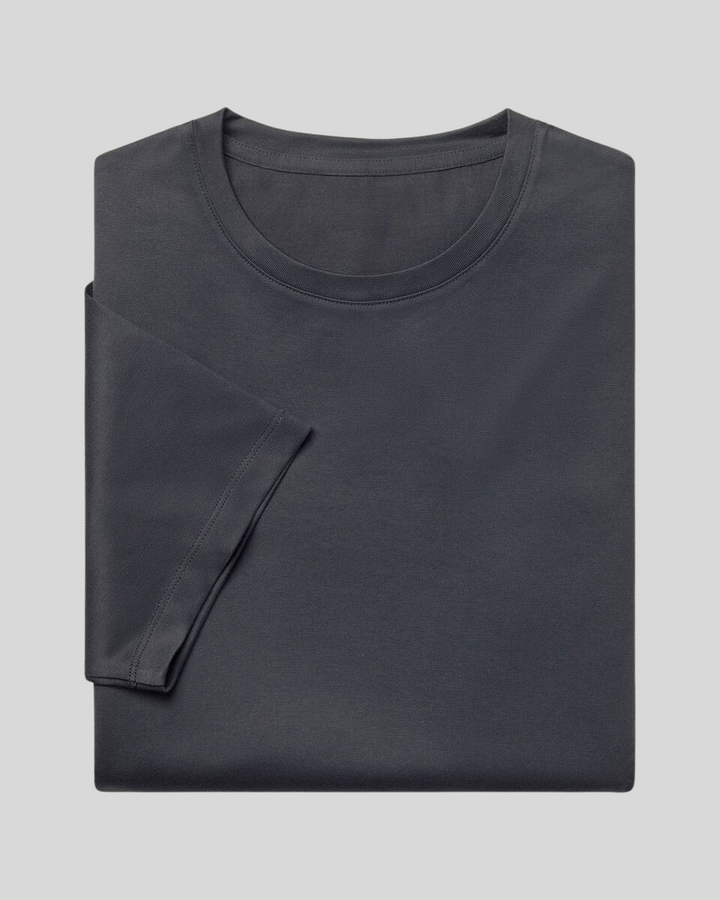 Signature Supima T-Shirt – Dark Gray