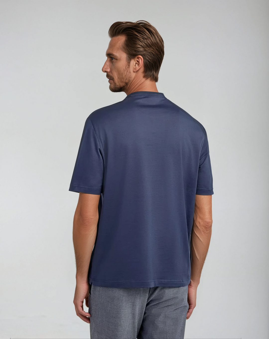 Signature Supima T-Shirt – Deep Blue