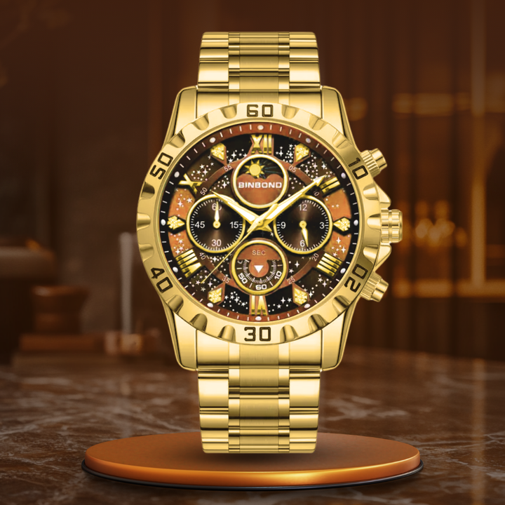 Luksus Chronograf Ur med Metalrem™