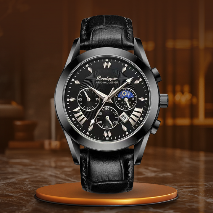 Luxurious Leather Strap Watch™