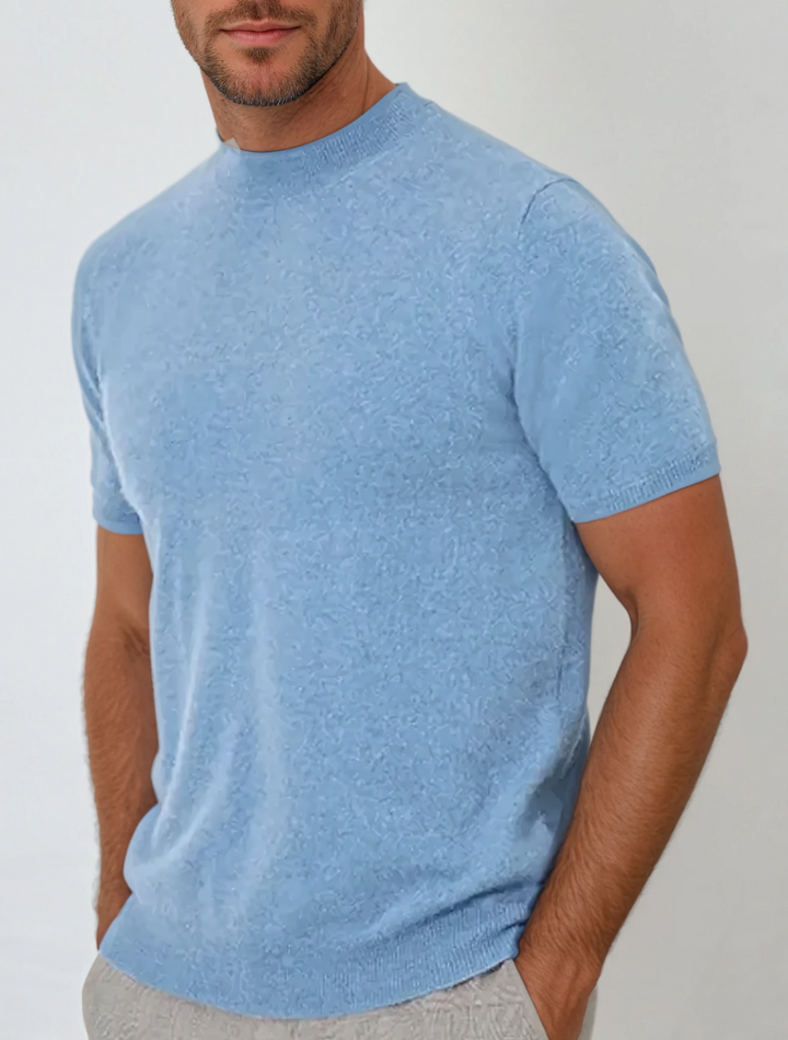 Light Blue Cashwool T-Shirt