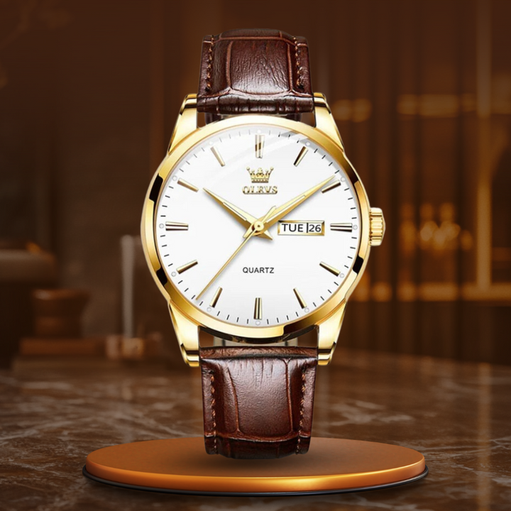 Luxurious Business Leather Watch™