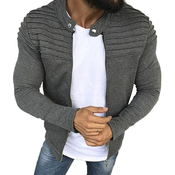 RENVAR | Herre Slim Fit Jakke med Lynlås" can be rewritten as:

"RENVAR | Herre Slim Fit Jakke med Zipper