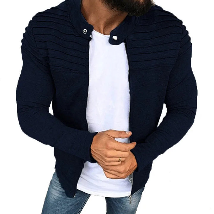 RENVAR | Herre Slim Fit Jakke med Lynlås" can be rewritten as:

"RENVAR | Herre Slim Fit Jakke med Zipper