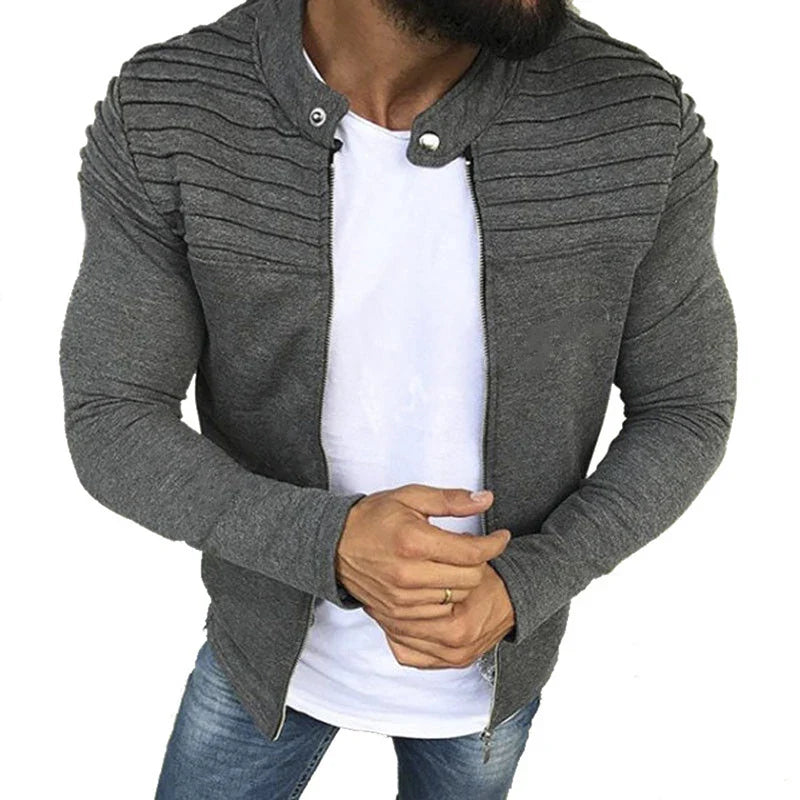 RENVAR | Herre Slim Fit Jakke med Lynlås" can be rewritten as:

"RENVAR | Herre Slim Fit Jakke med Zipper