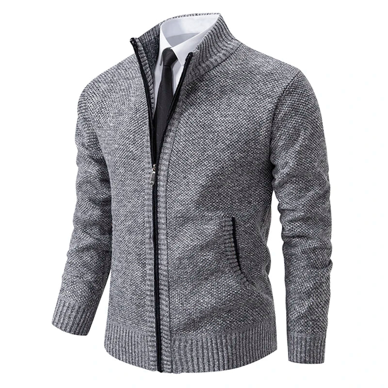 ZELTOR | Herre Fleece Jakke med Lynlås