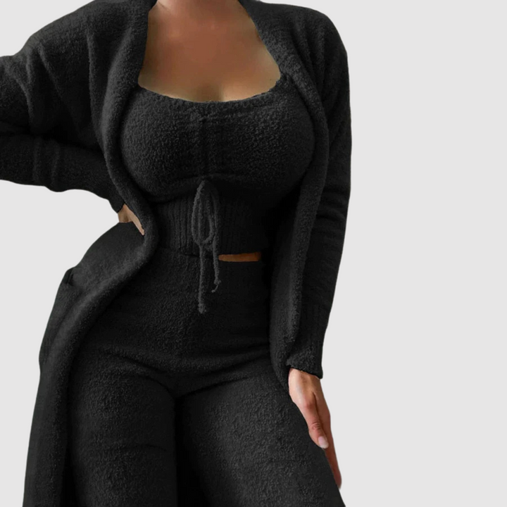 Bodil® | 3-Piece Winter Paisley Pajama Set
