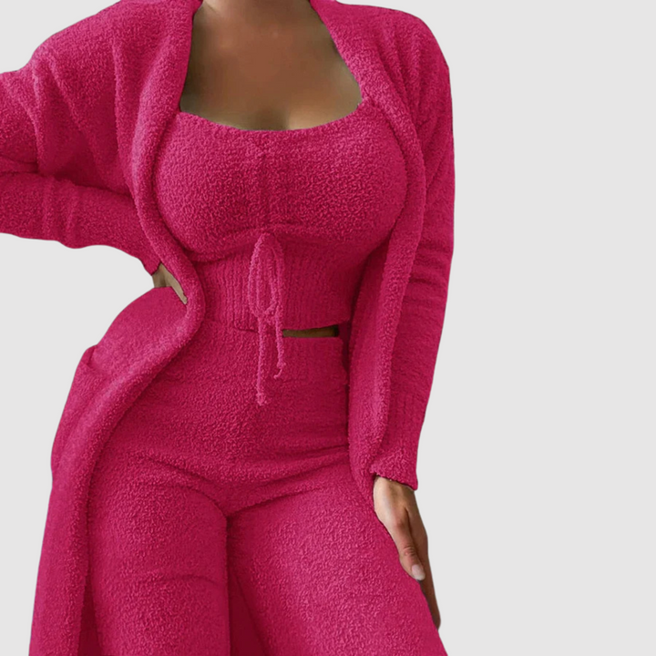 Bodil® | 3-Piece Winter Paisley Pajama Set