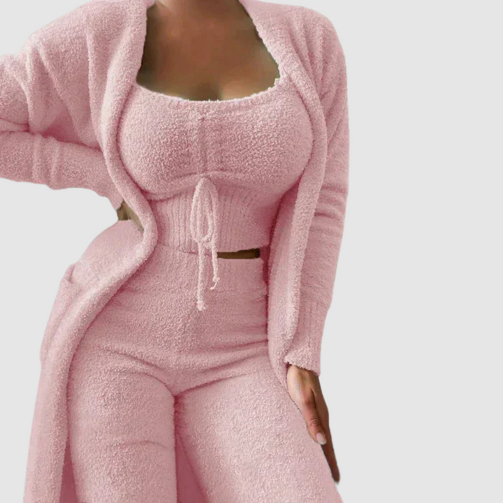 Bodil® | 3-Piece Winter Paisley Pajama Set
