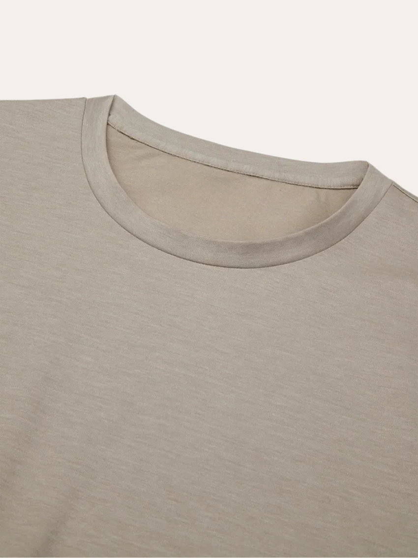 Taupe Signature Supima T-Shirt