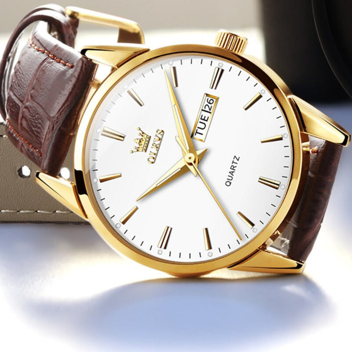 Luxurious Business Leather Watch™