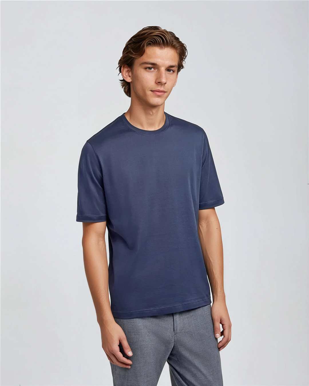 Signature Supima T-Shirt – Deep Blue