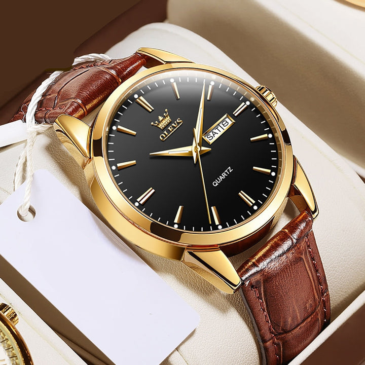 Luxurious Business Leather Watch™