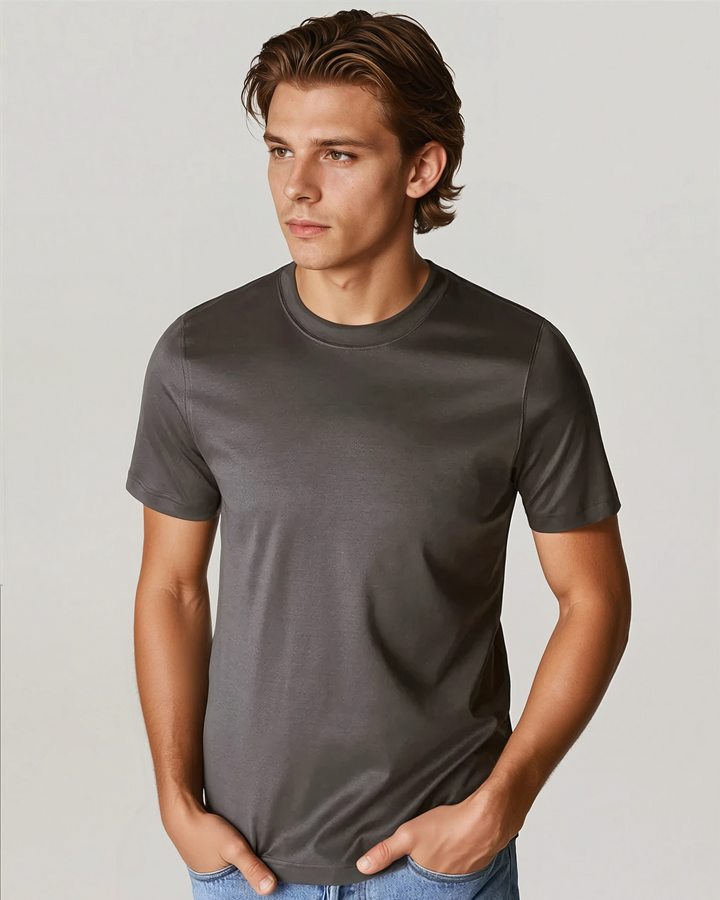 Signature Supima T-Shirt – Dark Brown
