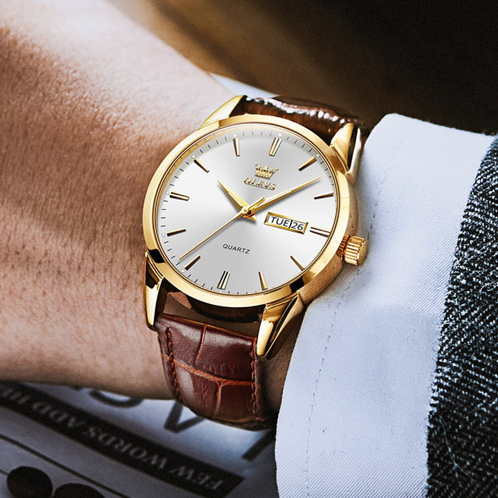 Luxurious Business Leather Watch™